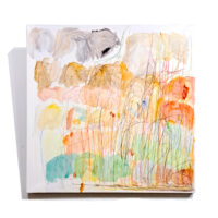 『pudding』澤井 玲衣子／￥82,500（税込み）／ 2011年／458×458／水彩、コンテ、紙、パネル