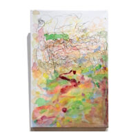 『あたたかい日の思い出』澤井 玲衣子／￥55,000（税込み）／2025年／333×220／水彩、コンテ、紙、パネル