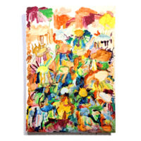 『ボーリング』澤井 玲衣子／￥198,000（税込み）／843×595／水彩、コンテ、紙、パネル